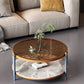 Contemporary Round Coffee Table 3 Legs Cocktail Table for Home Clearhalo 'Coffee & Accent Tables' 'Coffee Tables' 'coffee_tables' 'furn' 'furn_coffee_tables' 'Furniture' 'furniture_coffee_tables' 'Living Room Furniture' 1200x1200_4ccdd09d-cae5-4163-9f8d-9d5e1ec053f3