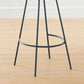 Tabouret de comptoir en bois massif contemporain tabouret de bar de salon