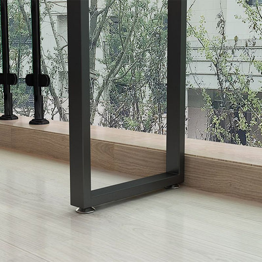 Pine Wood Bar Dining Table Modern Rectangle Bar Table  for Milk Tea Shop Balcony