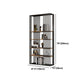 Modern Style 4-Shelf Bookshelf Open Black Shelf Bookcase for Study Room Clearhalo 'Bookcases' 'furn' 'furn_bookcases' 'Furniture' 'furniture_bookcases' 'kitchen' 'kitchen_bookcases' 'Living Room Furniture' 'Office Furniture' 1200x1200_4cd20021-f944-4a98-8cbb-8841792670b4