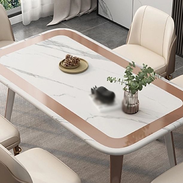 Contemporary 1/2/5/7 Pieces Dining Set Metal Dining Room Set Clearhalo 'Dining Room Sets' 'Dining Tables & Seating' 'dining_room_set' 'furn' 'furn_dining_room_set' 'Furniture' 'furniture_dining_room_set' 'Kitchen & Dining Furniture' 1200x1200_4cd417c7-c110-421d-a302-6d40dc45a3ae