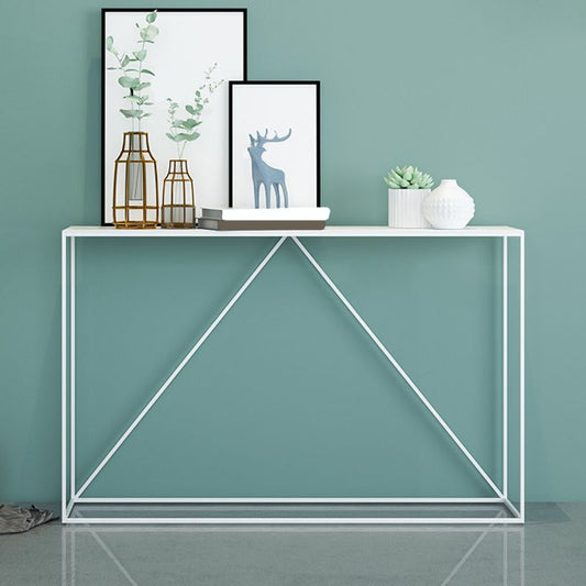 Tavolo console metallica contemporanea tavolo da console rettangolo console tavolo