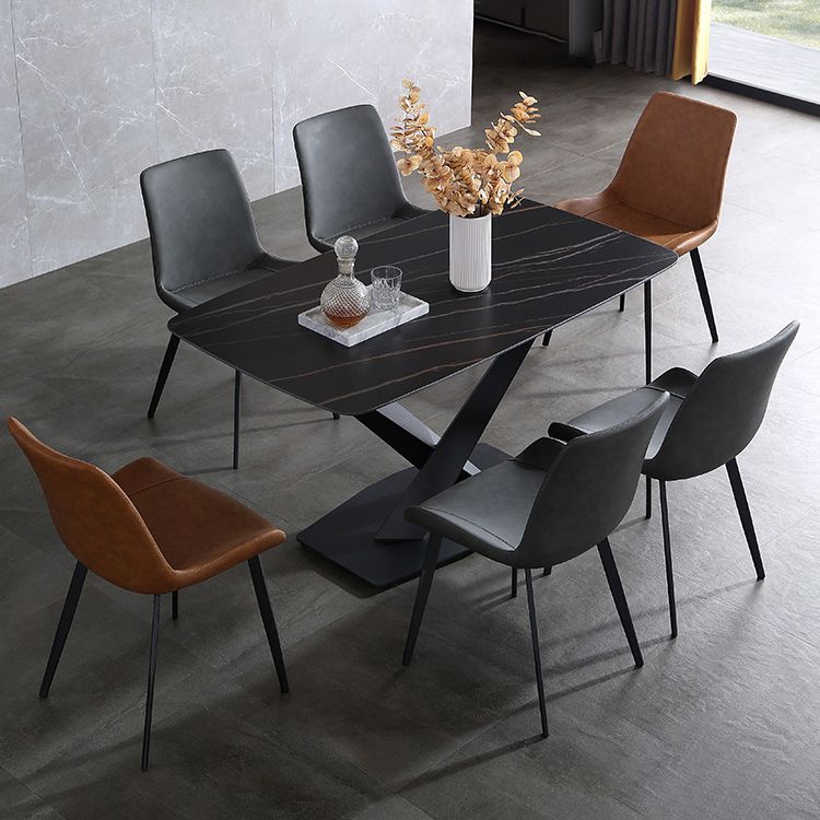Contemporary High-density Sponge Cushion Chair 20'' Wide Parsons Chair for Home Clearhalo ' kitchen&dining_furn' 'Dining Chairs' 'Dining Tables & Seating' 'dining_chair' 'furn' 'furn_dining_chair' 'Furniture' 'furniture_dining_chair' 'Kitchen & Dining Furniture' 'kitchen' 1200x1200_4cd896d2-4fe4-4b0e-8160-8f079ac9c726