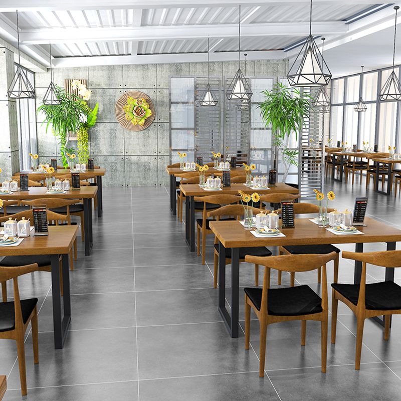 Rectangle Wood Color Dining Table Solid Wood Table with Double Pedestal Clearhalo ' dining_table' 'Dining Tables & Seating' 'Dining Tables' 'furn' 'furn_dining_table' 'Furniture' 'furniture_dining_table' 'Kitchen & Dining Furniture' 'kitchen&dining_furn' 'kitchen' 'kitchen_dining_table' 1200x1200_4cd8c4a3-f0c1-4bce-803d-4517f946c45d
