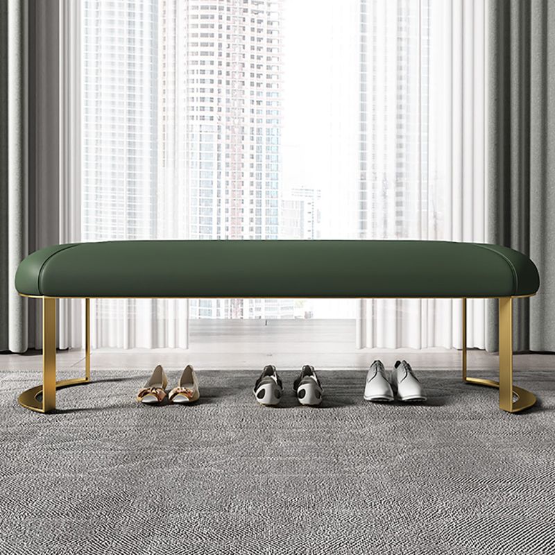 Rectangle 15.7" Wide Entryway Bench Cushioned Upholstered Seating Bench Clearhalo 'Benches' 'Chairs & Seating' 'furn' 'furn_benches' 'Furniture' 'Living Room Furniture' 1200x1200_4cd952c2-8691-4f13-a58b-ac0380b723d5