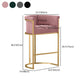 Glam Counter & Bar Stool Armed Upholstered Indoor Bar Stool with Footrest Clearhalo 'Bar Furniture' 'Bar Stools' 'bar_stools' 'furn' 'furn_bar_stools' 'furniture_bar_stools' 'Kitchen & Dining Furniture' 'kitchen&dining_furn' 'kitchen' 'kitchen_furn' Furniture' 1200x1200_4cdbdaaf-dea0-498a-a594-36ddbec5b273