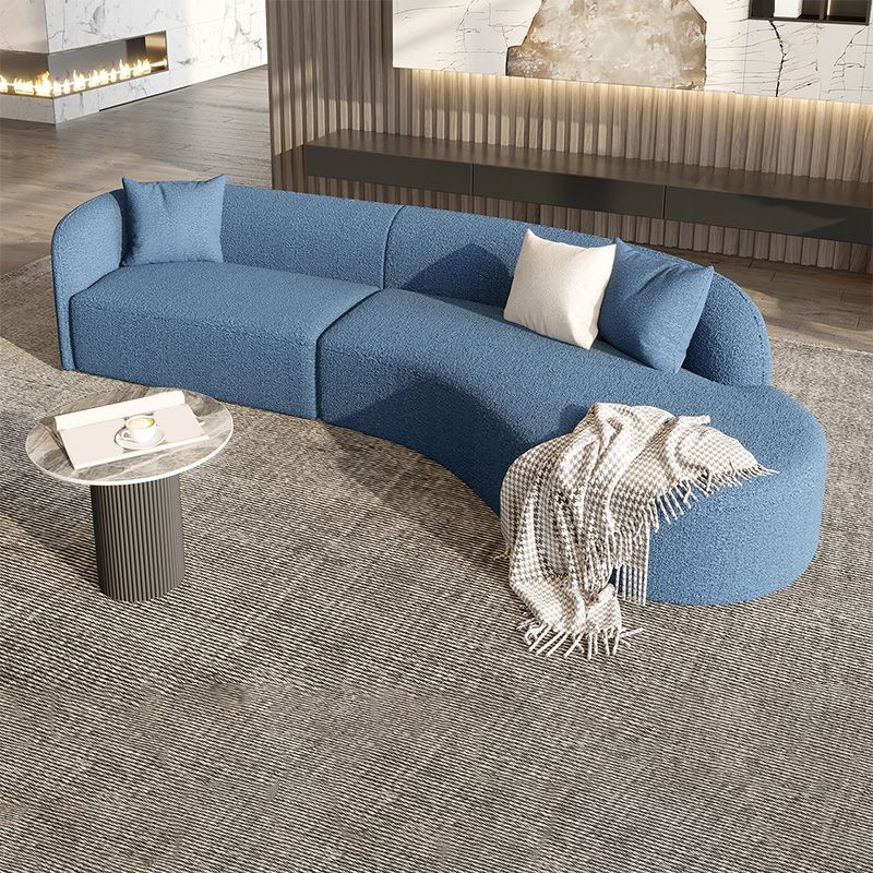 Wool Modern Sofa/Sectional Right Hand Facing for Apartment, Living Room Clearhalo 'furn' 'furn_sectionals' 'Furniture' 'Living Room Furniture' 'Sectionals' 1200x1200_4cdc90bd-fcda-4b75-ae28-6f52ca6257e2