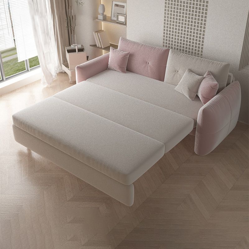 31" Wide Glam Futon Sofa Bed Pillow Included Sleeper Sofa with Storage Clearhalo 'furn' 'furn_futons' 'Furniture' 'Futons & Daybeds' 'Futons' 'Living Room Furniture' 1200x1200_4cdf6ff2-f4f1-4c63-adf0-46ea5cbd9ba2