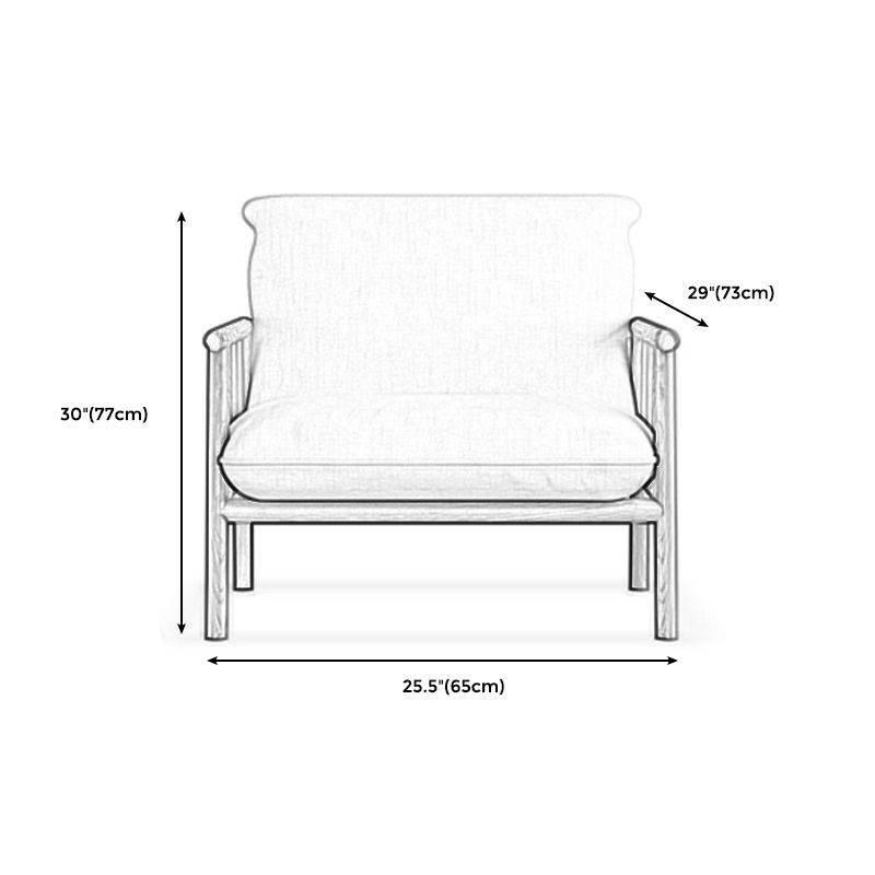 Modern Linen Sofa 28.7"W Tight Back Sofa with Rolled Arm for Living Room Clearhalo 'furn' 'furn_sofas' 'Furniture' 'Living Room Furniture' 'Sofa' 'sofas' 1200x1200_4cdfa04e-c317-45e4-815d-2736022c3b0d