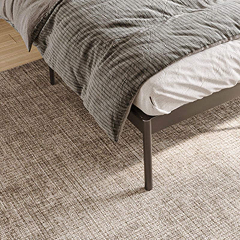 Glamour open frame bed met gebogen hoofdeinde, 48 "hoog metalen bed