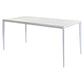Modern Rectangle Dining Table Sintered Stone Top 4 Metal Legs Dining Room Table Clearhalo 'Dining Tables & Seating' 'Dining Tables' 'dining_table' 'furn' 'furn_dining_table' 'Furniture' 'Kitchen & Dining Furniture' 1200x1200_4ce285a1-7647-44c0-8b12-0aad17fef80b