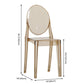 Contemporary Plastic Dining Chair Open Back Chair with 4 Legs for Home Clearhalo ' kitchen&dining_furn' 'Dining Chairs' 'Dining Tables & Seating' 'dining_chair' 'furn' 'furn_dining_chair' 'Furniture' 'furniture_dining_chair' 'Kitchen & Dining Furniture' 'kitchen' 1200x1200_4ce29df9-fdcc-4b4a-ab28-ae6c7fd85aad