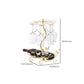 Glam Tabletop Wine Holder Rack Metal Wine Rack Kit voor woonkamer