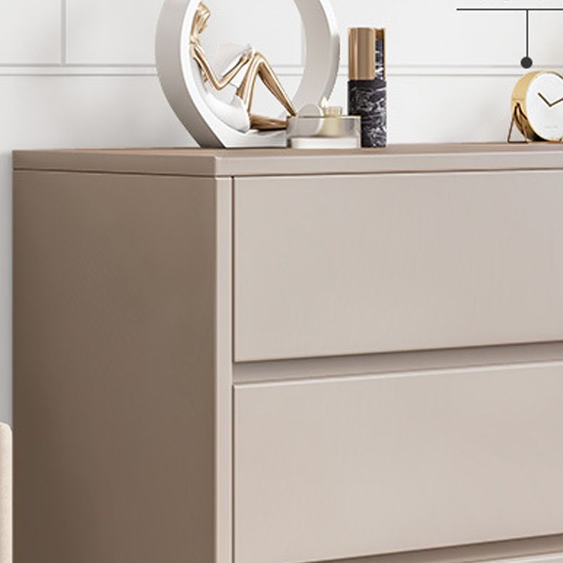Contemporary Wooden Chest with 6 Soft Close Drawers Accent Chest