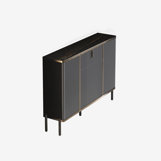 Sideboard in stile glam con cassetti e tabellone per la sala da pranzo