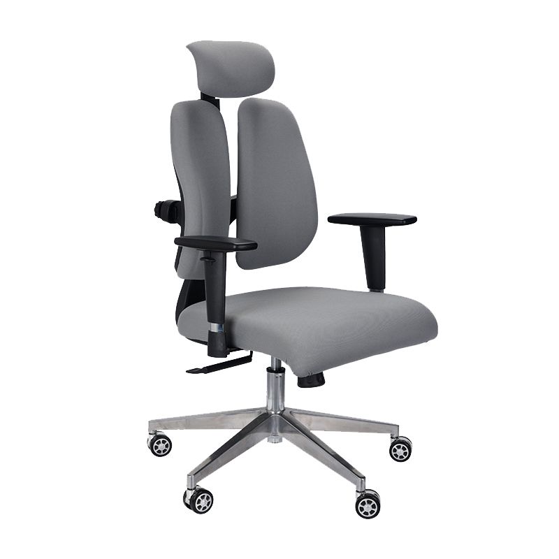 Modern Desk Chair Mesh Executive Chair High-Back Chair in Gray Clearhalo 'furn' 'furn_office_chair' 'Furniture' 'Office Chairs' 'Office Furniture' 'office_chair' 1200x1200_4ceb26fd-777c-41f9-bb8f-410067cf0bb6