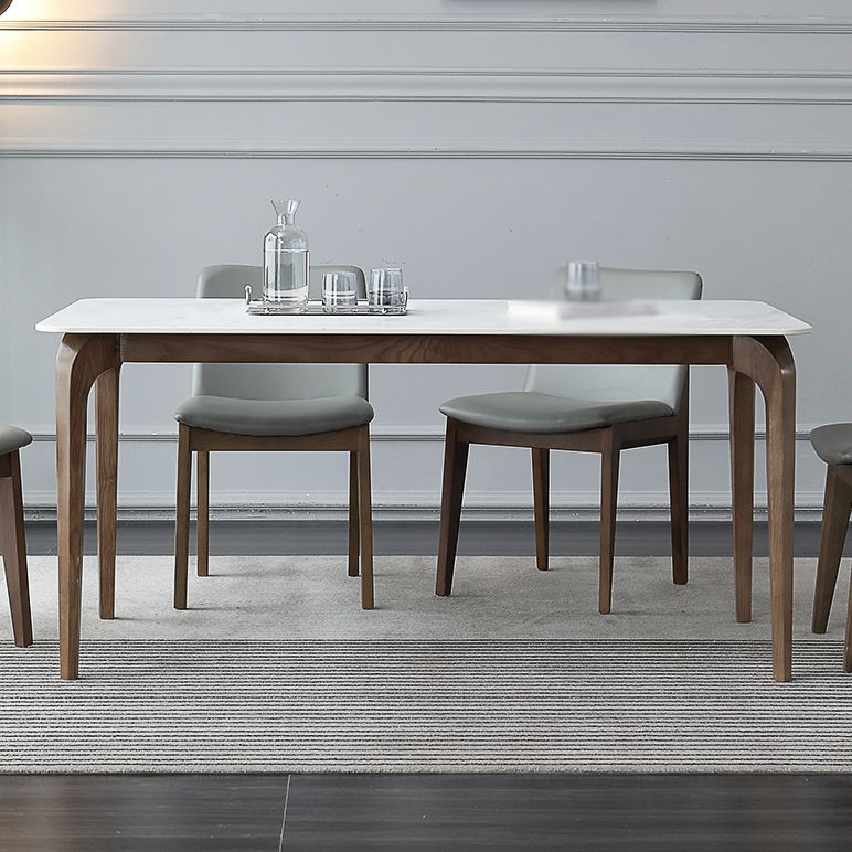 Contemporary Style 1/4/5 Pieces Dining Set Rectangle Sintered Stone Dining Table Set Clearhalo 'Dining Room Sets' 'Dining Tables & Seating' 'dining_room_set' 'furn' 'furn_dining_room_set' 'Furniture' 'furniture_dining_room_set' 'Kitchen & Dining Furniture' 'kitchen&dining_furn' 'kitchen' 1200x1200_4cec188a-4c79-49ba-9b55-8ac58b2977d2
