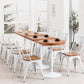 Metal Industrial Indoor Table Pine Solid Wood Top Table for Dining Room Clearhalo 'Dining Tables & Seating' 'Dining Tables' 'dining_table' 'furn' 'furn_dining_table' 'Furniture' 'furniture_dining_table' 'Kitchen & Dining Furniture' 'kitchen' 'kitchen_dining_table' 1200x1200_4ced238b-135f-4566-a9de-eaea201cee0e