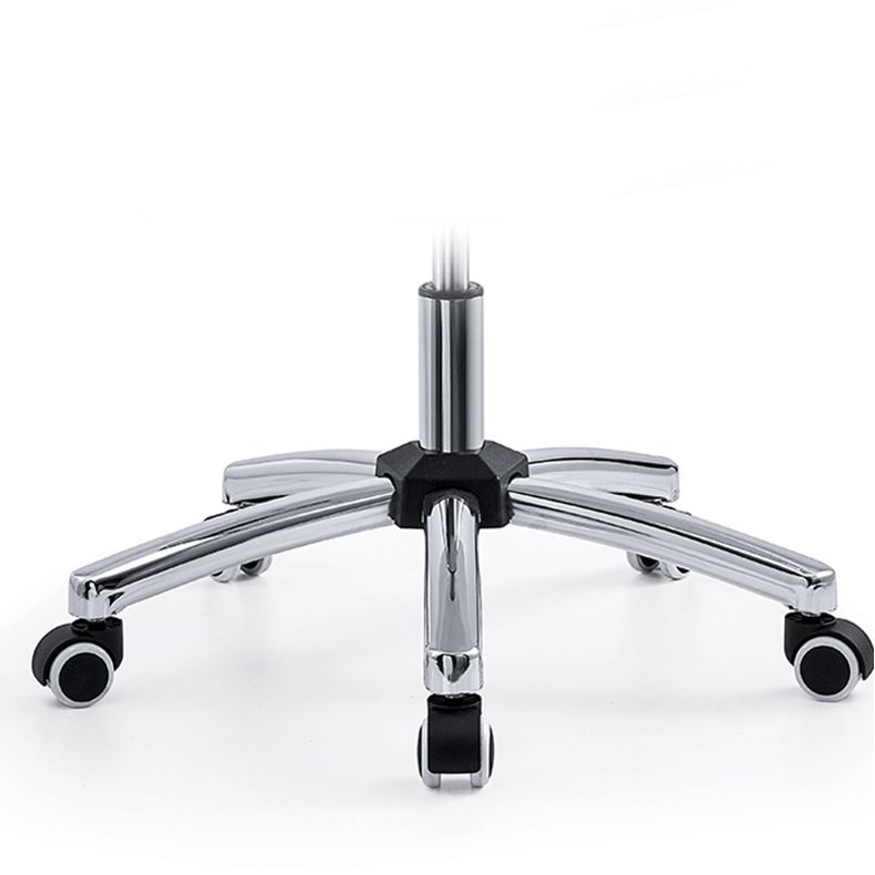 Sedia da ufficio moderna altezza regolabile sedia da scrivania senza braccio con ruote