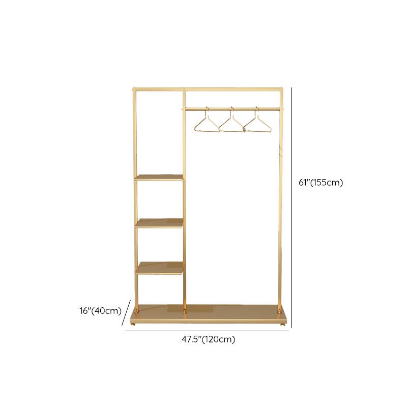 Glam Style Coat Hanger Free Standing Hall Tree (Drying Rack not Included) Clearhalo 'Entry & Mudroom Furniture' 'furn' 'furn_hall_tree_coat_racks' 'Furniture' 'Hall Trees & Coat Racks' 'hall_tree_coat_racks' 1200x1200_4cee311a-0f7a-4c50-bc93-b1f61953be3e