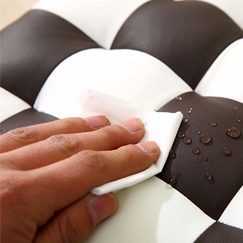 Modern Round Pouf Plaid Pattern Leather Pouf for Drawing Room Clearhalo 'furn' 'furn_ottomans_poufs' 'Furniture' 'Living Room Furniture' 'Ottomans & Poufs' 'ottomans_poufs' 1200x1200_4ceee2dd-92bd-40c6-a886-95a1d14eb15e