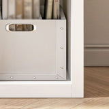 Contemporary Style Bookshelf Closed Back Engineered Wood Shelf Bookcase Clearhalo 'Bookcases' 'furn' 'furn_bookcases' 'Furniture' 'furniture_bookcases' 'kitchen' 'kitchen_bookcases' 'Living Room Furniture' 'Office Furniture' 1200x1200_4cef239c-f875-4653-838f-8b319353f390