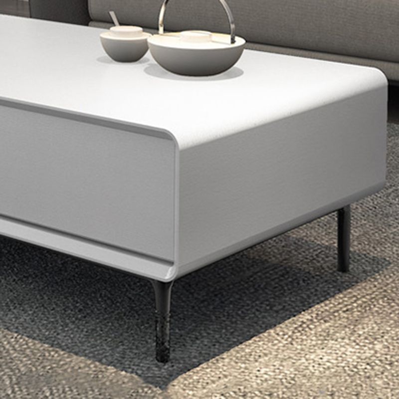 15"H Contemporary Coffee Table Single Coffee Cocktail Table with Storage Clearhalo 'Coffee & Accent Tables' 'Coffee Tables' 'coffee_tables' 'furn' 'furn_coffee_tables' 'Furniture' 'Living Room Furniture' 1200x1200_4cf2191f-c771-42bd-8620-68a6e54baba3