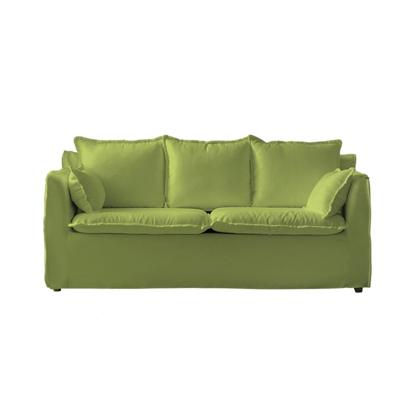 Modern Fabric Sofa 30.3"W with Sofa Flared Arm with Bolster Pillows for Living Room Clearhalo 'furn' 'furn_sofas' 'Furniture' 'furniture_sofas' 'Living Room Furniture' 'Sofa' 'sofas' 1200x1200_4cf28742-af12-4bd4-891a-5d7f39c8223d