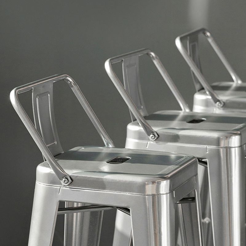 Industrial Style Armless Barstool Iron Frame Counter Stools for Coffee Shop Clearhalo 'Bar Furniture' 'Bar Stools' 'bar_stools' 'furn' 'furn_bar_stools' 'furniture_bar_stools' 'Kitchen & Dining Furniture' 'kitchen&dining_furn' 'kitchen' 'kitchen_furn' Furniture' 1200x1200_4cf2ebc2-25a5-4535-bbfa-4f65a7b75ea0