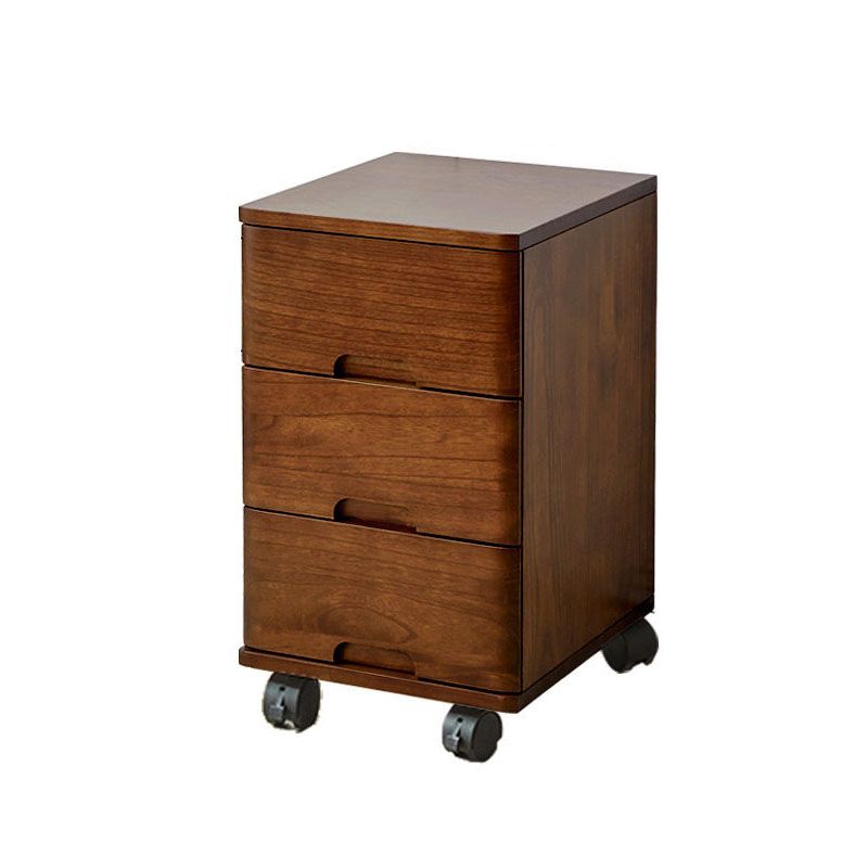 White and Brown Wooden Lingerie Chest Vertical Storage Chest Dresser with Wheels Clearhalo 'Bedroom Furniture' 'Dressers & Chests' 'dressers_chests' 'furn' 'furn_dressers_chests' 'Furniture' 1200x1200_4cf50e3b-8718-46ba-ae88-3e534b719226