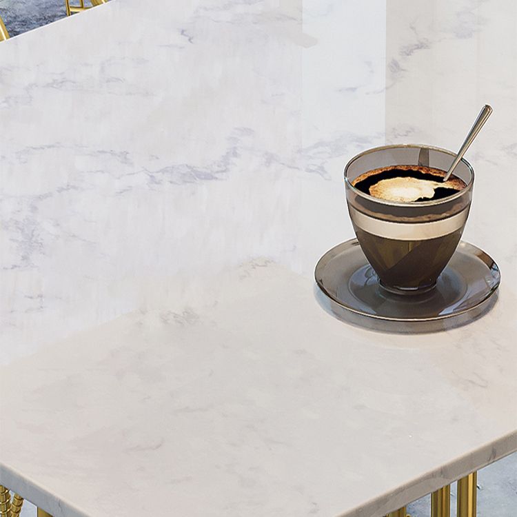 Traditional Luxury Dining Table Metal Double Gold Pedestal Table with Storage Clearhalo 'Dining Tables & Seating' 'Dining Tables' 'dining_table' 'furn' 'furn_dining_table' 'Furniture' 'furniture_dining_table' 'Kitchen & Dining Furniture' 1200x1200_4cf5760b-8fd7-43b3-b3a3-7a9740034bf6