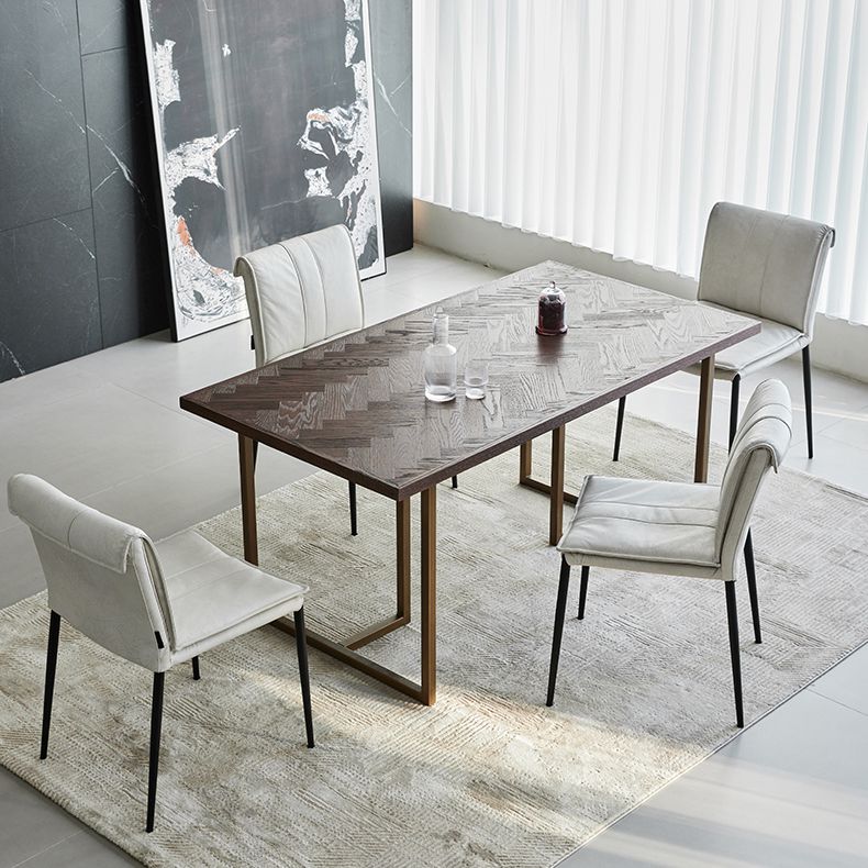 Indoor Leather Upholstered Dining Side Chair Metal Legs Dining Chair Clearhalo 'Dining Chairs' 'Dining Tables & Seating' 'dining_chair' 'furn' 'furn_dining_chair' 'Furniture' 'Kitchen & Dining Furniture' 1200x1200_4cf6101b-467b-4d64-aa47-9cd96c9275f3