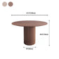 Solid Wood Dining Table Contemporary Dining Site Table with Pedestal Base Clearhalo 'Dining Tables & Seating' 'Dining Tables' 'dining_table' 'furn' 'furn_dining_table' 'Furniture' 'Kitchen & Dining Furniture' 1200x1200_4cf75e84-744f-4f3a-97a9-811d19b0734c