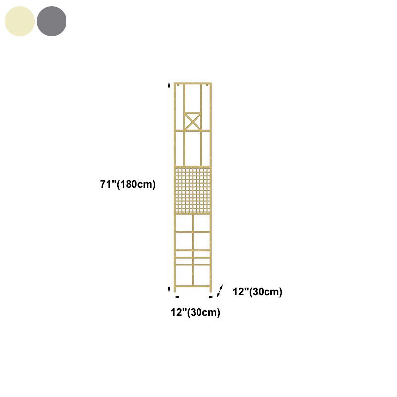 Libreria in metallo da 12 "W Open Storage Bookcase con ripiani in nero e oro