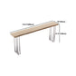 Modern Rectangle Solid Wood Bar Table Set 1/3/5 Pieces Counter Table with Backless Stools Clearhalo 'Bar Furniture' 'furn' 'furn_home_bar_bar_sets' 'Furniture' 'Home Bars & Bar Sets' 'home_bar_bar_sets' 'Kitchen & Dining Furniture' 1200x1200_4cf8793a-f952-4204-879c-1f452ceae757