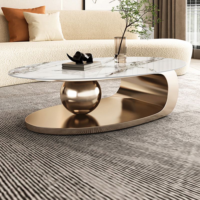 16.1" H Irregular Metal Base Round Slate Coffee Table For Living Room Clearhalo 'Coffee & Accent Tables' 'Coffee Tables' 'coffee_tables' 'furn' 'furn_coffee_tables' 'Furniture' 'furniture_coffee_tables' 'Living Room Furniture' 1200x1200_4cf97e29-e65d-4b5e-8c47-cd6687184e06