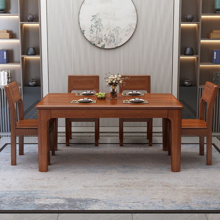 Solid Wood Mid-Century Modern Table Wood Top Table for Dining Room Clearhalo ' dining_table' 'Dining Tables & Seating' 'Dining Tables' 'furn' 'furn_dining_table' 'Furniture' 'furniture_dining_table' 'Kitchen & Dining Furniture' 'kitchen&dining_furn' 'kitchen' 'kitchen_dining_table' 1200x1200_4cfb9ec1-46ac-48d6-8e76-f24b0117e498