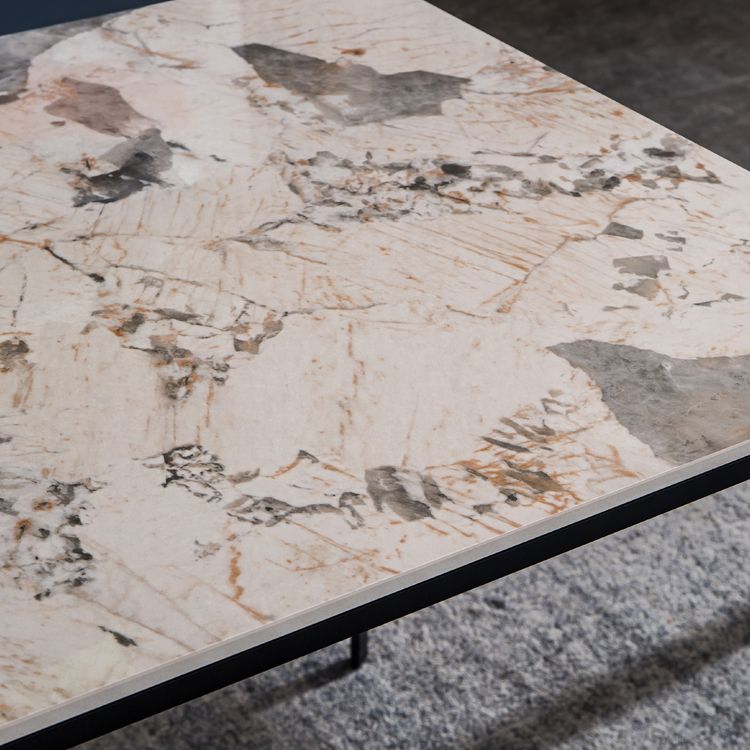 Sintered Stone Table for Restaurant Industrial Rectangle Dining Table with 4 Legs Clearhalo 'Dining Tables & Seating' 'Dining Tables' 'dining_table' 'furn' 'furn_dining_table' 'Furniture' 'furniture_dining_table' 'Kitchen & Dining Furniture' 'kitchen' 'kitchen_dining_table' 1200x1200_4cfd4ad1-7b26-406b-996a-a49b38a3e3cc