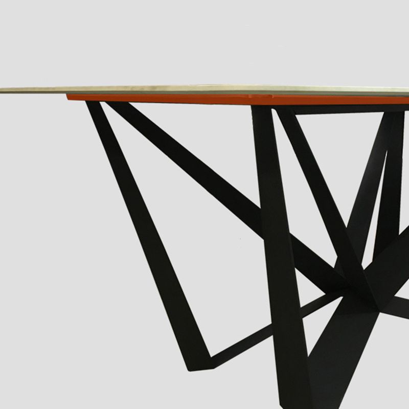 Contemporary 1/4/5 Pieces Dining Room Set Sintered Stone Dining Table Set Clearhalo 'Dining Room Sets' 'Dining Tables & Seating' 'dining_room_set' 'furn' 'furn_dining_room_set' 'Furniture' 'furniture_dining_room_set' 'Kitchen & Dining Furniture' 'kitchen&dining_furn' 'kitchen' 1200x1200_4cff626e-b029-49b1-8818-5aed6f82db34