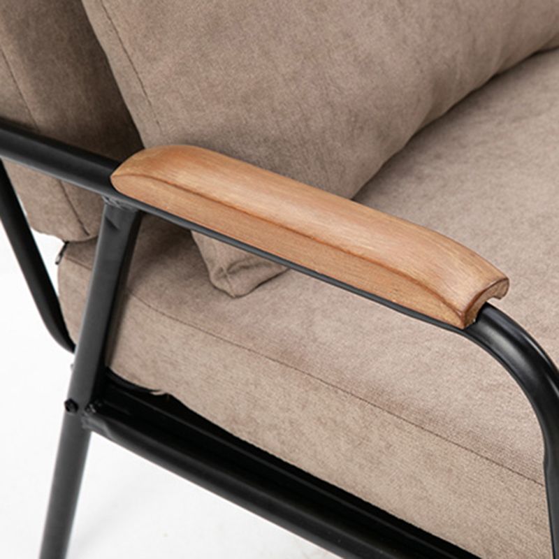 アパート用の枕トップアームを備えた1/2シーターソファ29.53 "