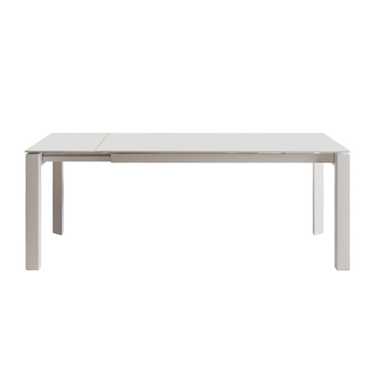 Modern Style 1/3/4/5/7 Pieces Dining Table Rectangle Stone Extendable Furniture in White Clearhalo 'Dining Room Sets' 'Dining Tables & Seating' 'dining_room_set' 'furn' 'furn_dining_room_set' 'Furniture' 'Kitchen & Dining Furniture' 1200x1200_4d0308ab-1e8f-4f44-a7b8-402e686a6883