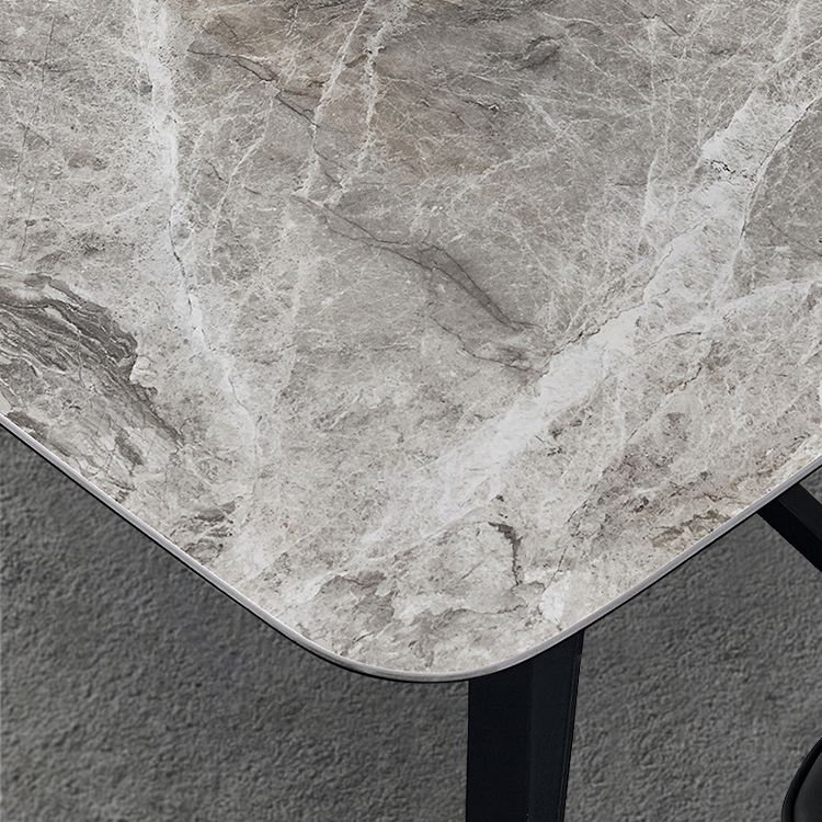 Sintered Stone Modern Rectangle Dining Table Grey Stone Top Table with 4 Legs Clearhalo ' dining_table' 'Dining Tables & Seating' 'Dining Tables' 'furn' 'furn_dining_table' 'Furniture' 'furniture_dining_table' 'Kitchen & Dining Furniture' 'kitchen&dining_furn' 'kitchen' 'kitchen_dining_table' 1200x1200_4d038a61-5369-496b-ab7a-0d64de50dbb6