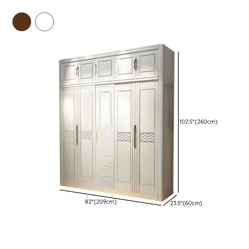 French Country Style Ward Armoire Wooden Wardrobe for Bedroom Clearhalo 'Armoires & Wardrobes' 'armoires_wardrobes' 'Bedroom Furniture' 'furn' 'furn_armoires_wardrobes' 'Furniture' 1200x1200_4d03a1a9-6e17-4ad7-b33b-da1cca417efe