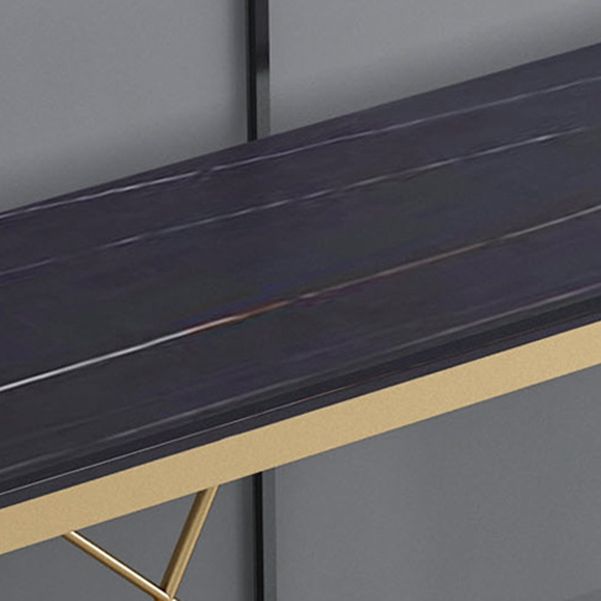 Hedendaagse rechthoekige console -accenttabel Antieke afwerking Console Sofa -tabel