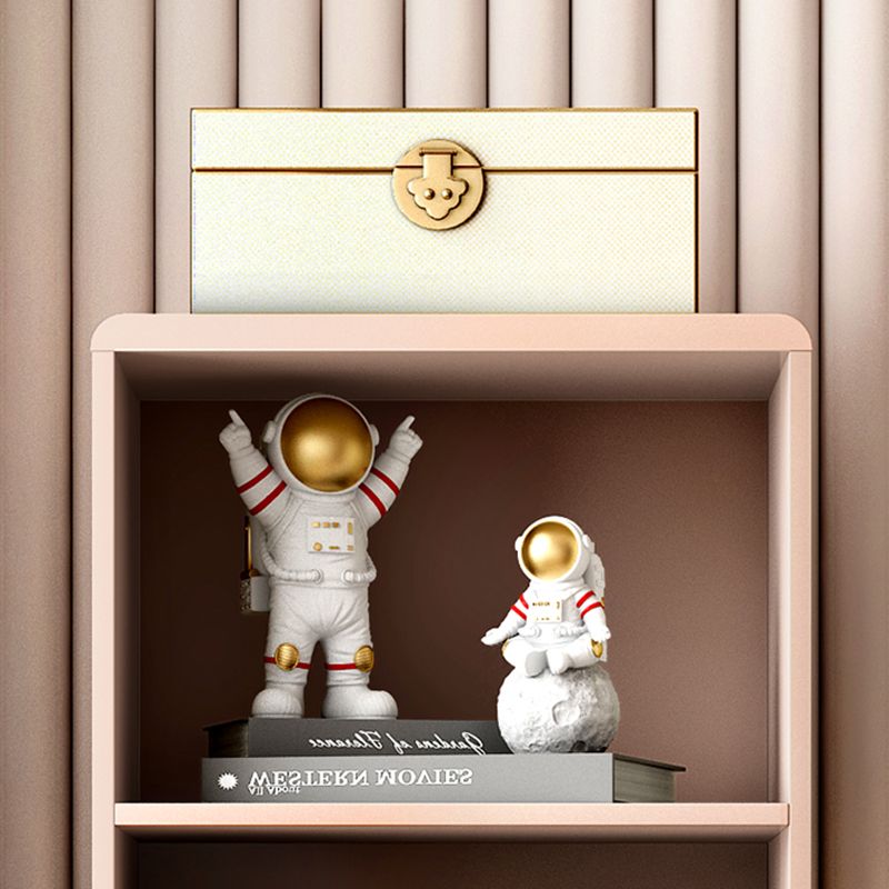 Glam Closed Back Book Shelf Engineered Wood Bookcase with Drawer Clearhalo 'Bookcases' 'furn' 'furn_bookcases' 'Furniture' 'Office Furniture' 1200x1200_4d09ce51-0a2c-4b29-91f4-7f2c1f64cbee