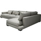 23.6"High Square Arm Sectional Contemporary Sofa and Chaise for Living Room Clearhalo 'furn' 'furn_sectionals' 'Furniture' 'furniture_sectionals' 'kitchen' 'kitchen_sectionals' 'Living Room Furniture' 'Sectionals' 1200x1200_4d0c813e-2b31-42ff-8afb-3e3f470364f3