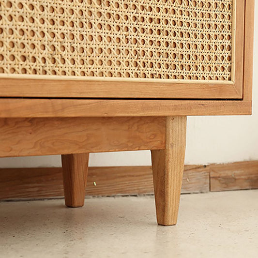 Gabinetto del soggiorno in legno in legno mobile moderno server buffet con archiviazione