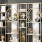 11.81"W Bookcase Glam Style Open Back Bookcase for Home Office Clearhalo 'Bookcases' 'furn' 'furn_bookcases' 'Furniture' 'furniture_bookcases' 'kitchen' 'kitchen_bookcases' 'Living Room Furniture' 'Office Furniture' 1200x1200_4d0dd5d8-c978-49e6-b7dc-9836cf7b13d8