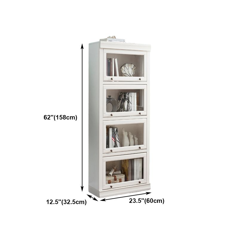 Wooden Vertical Bookcase Contemporary Closed Back Bookshelf for Home Office Clearhalo 'Bookcases' 'furn' 'furn_bookcases' 'Furniture' 'furniture_bookcases' 'Office Furniture' 1200x1200_4d10c085-b36d-47e1-943e-09a071023d63
