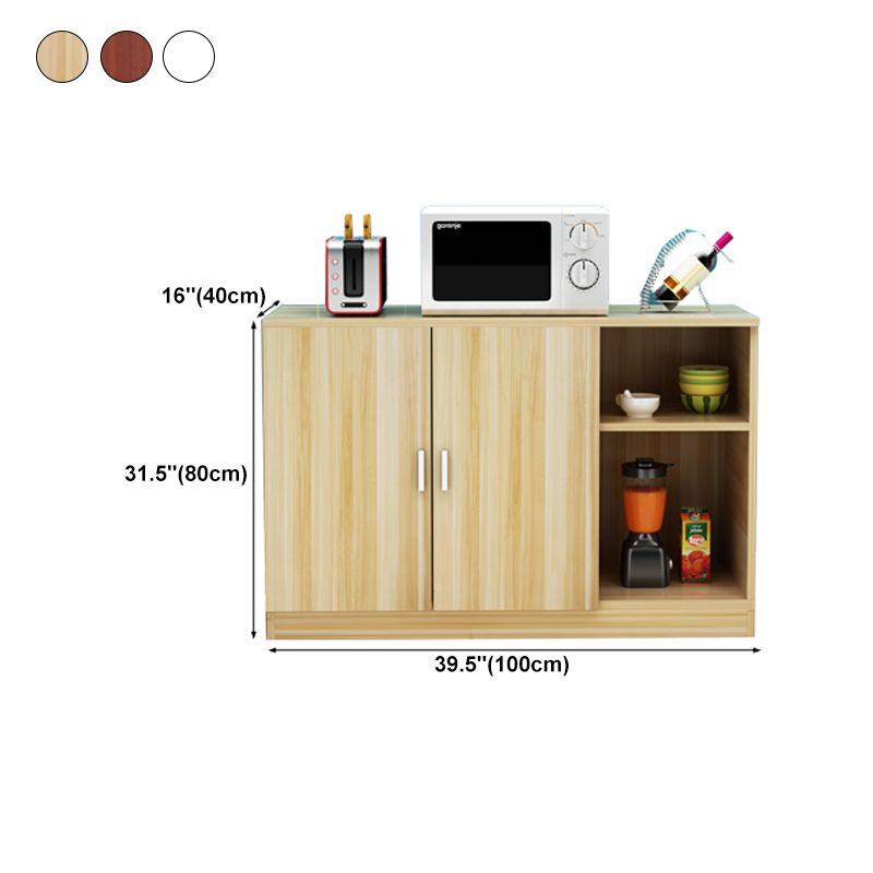 Artificial Wood Dining Room Sideboard Cabinet Modern Server Cabinet with Storage Clearhalo 'buffet_sideboard' 'Buffets & Sideboards' 'Furniture' 'furniture_buffet_sideboard' 'Kitchen & Dining Furniture' 1200x1200_4d120eb6-a94c-4a15-b5f1-604e33c4a3c2